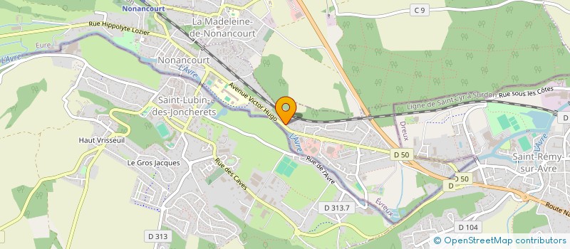 localisation de l'entreprise LEALO DE L'AVRE  NONANCOURT