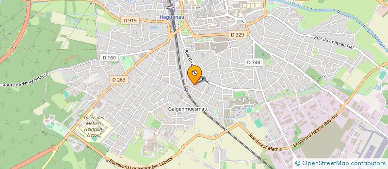 localisation de l'entreprise LEALOO  HAGUENAU