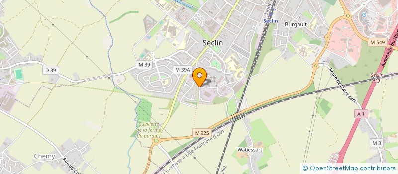 localisation de l'entreprise LEAM  SECLIN