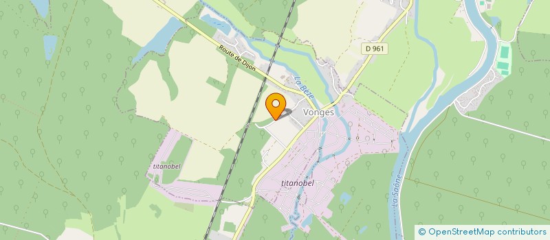 localisation de l'entreprise LEAM  VONGES