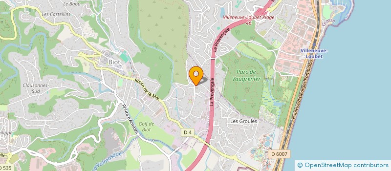 localisation de l'entreprise LEAMAR  BIOT