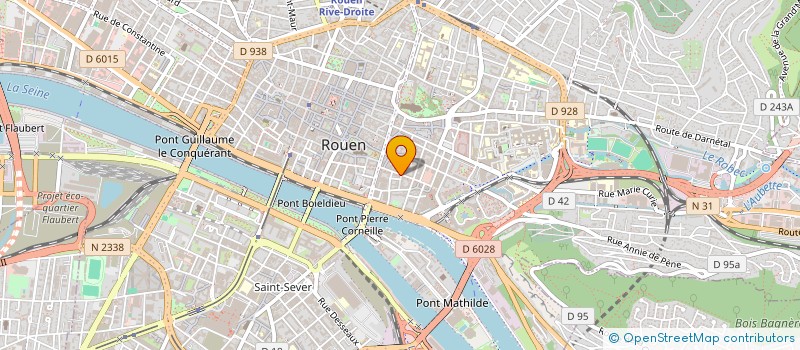 localisation de l'entreprise LEAMATIQUE à ROUEN