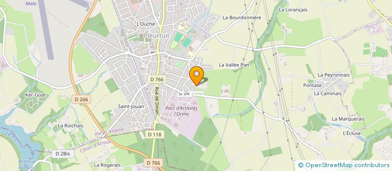 localisation de l'entreprise LEAMELISSE  PLEURTUIT