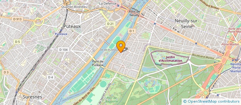 localisation de l'entreprise LEAMI à NEUILLY-SUR-SEINE