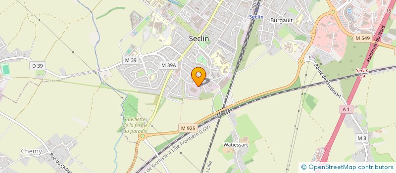 localisation de l'entreprise LEAMPRO  SECLIN