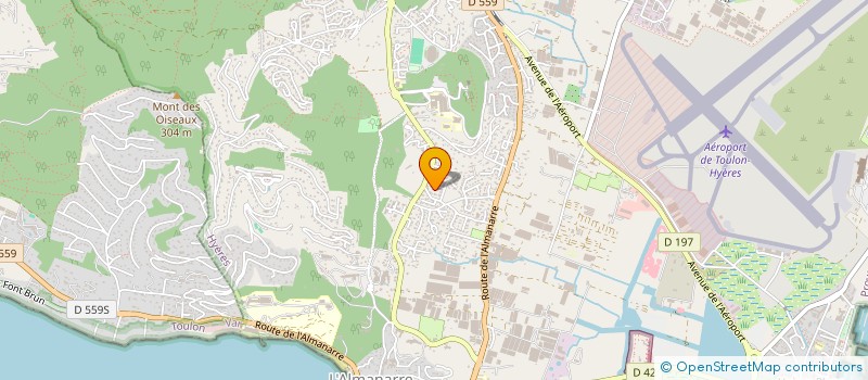 localisation de l'entreprise LEAN à HYERES