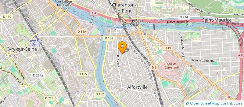localisation de l'entreprise LEAN BATIMENT à ALFORTVILLE