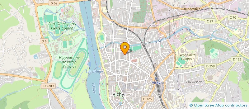 localisation de l'entreprise LEAN ON à VICHY