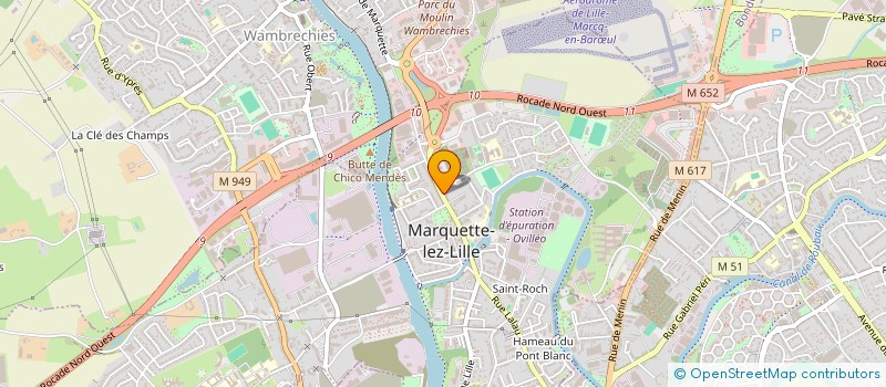 localisation de l'entreprise LEAN ON ME  MARQUETTE-LEZ-LILLE