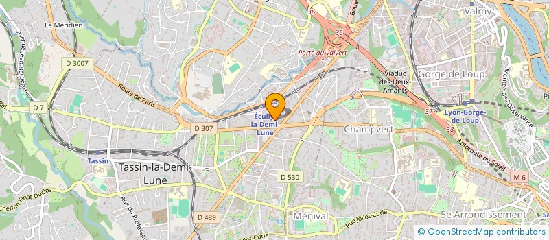 localisation de l'entreprise LEAN PERFORMANCE SAS à TASSIN-LA-DEMI-LUNE