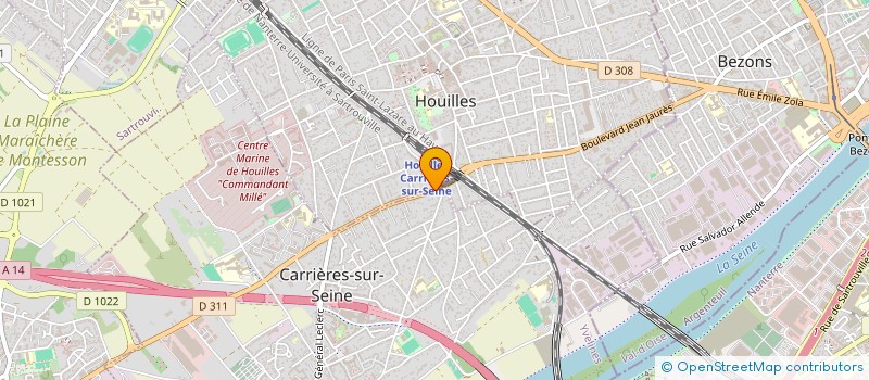 localisation de l'entreprise LEANA  CARRIERES-SUR-SEINE