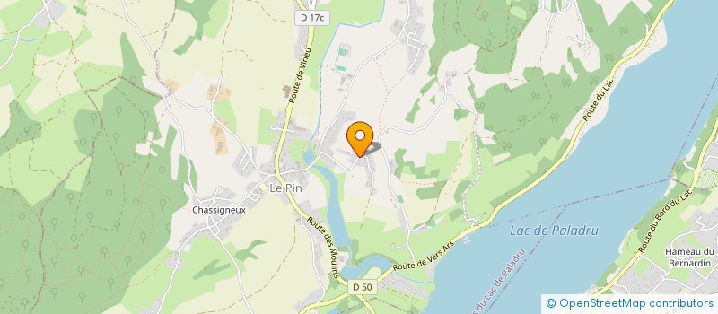 localisation de l'entreprise LEANA  VILLAGES DU LAC DE PALADRU