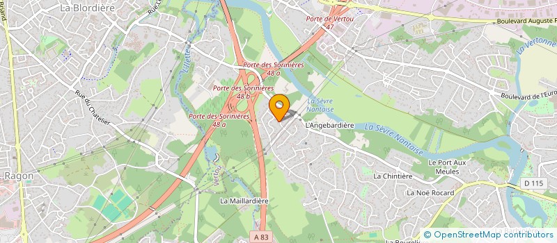 localisation de l'entreprise LEANAT HOLDING  VERTOU