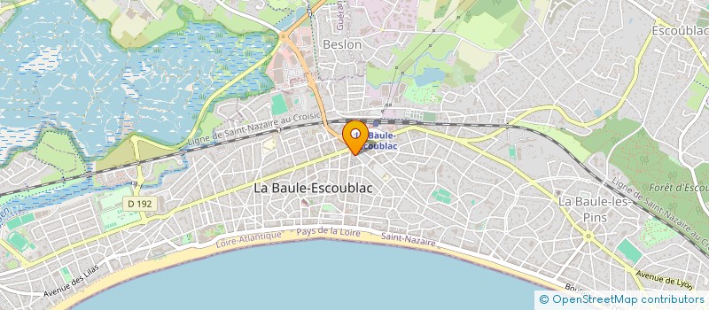 localisation de l'entreprise LEANDO IMMO  LA BAULE-ESCOUBLAC