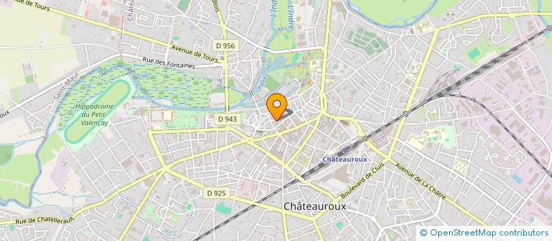 localisation de l'entreprise LEANDRE à CHATEAUROUX