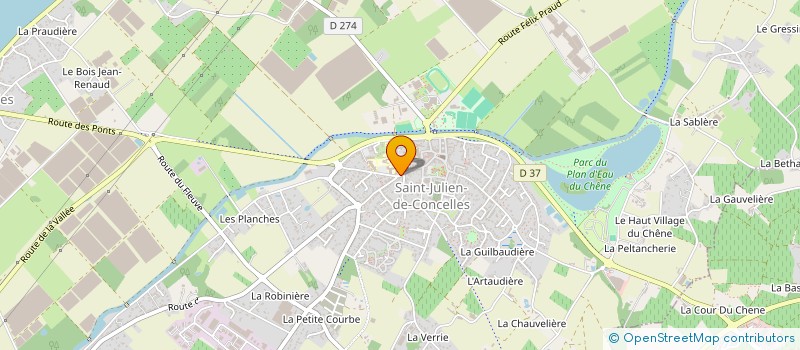 localisation de l'entreprise LEANDRE  SAINT-JULIEN-DE-CONCELLES