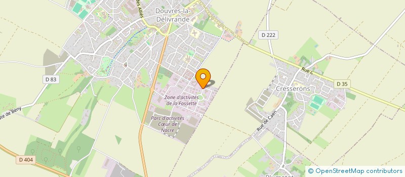 localisation de l'entreprise LEANDRE  DOUVRES-LA-DELIVRANDE