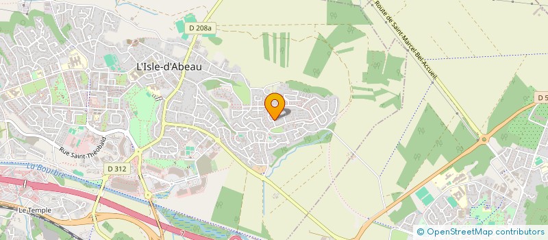 localisation de l'entreprise LEANDRE&CO  L'ISLE-D'ABEAU