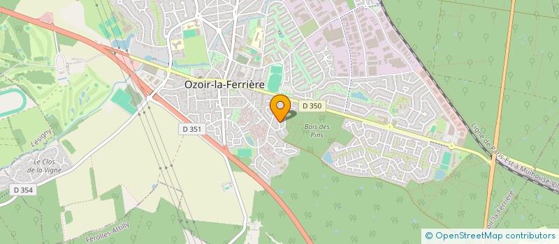 localisation de l'entreprise LEANE  OZOIR-LA-FERRIERE