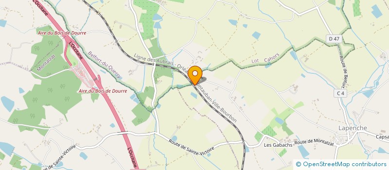 localisation de l'entreprise LEANELO  LAPENCHE