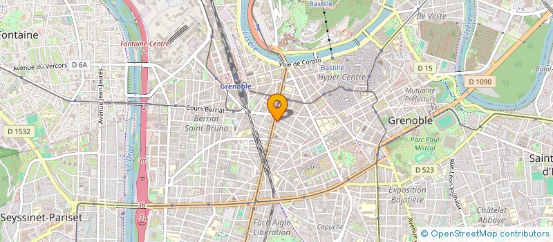 localisation de l'entreprise LEANES à GRENOBLE