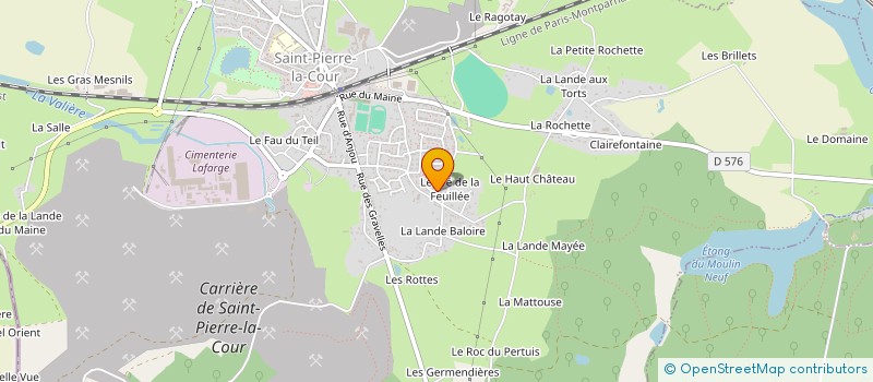 localisation de l'entreprise LEANFE  SAINT-PIERRE-LA-COUR