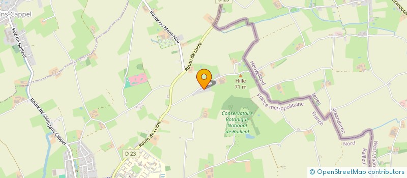 localisation de l'entreprise LEANFORSYS à BAILLEUL