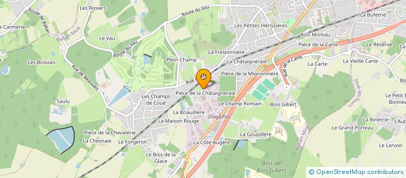 localisation de l'entreprise LEANI  BALLAN-MIRE