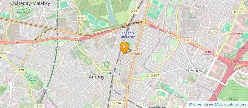 localisation de l'entreprise LEANIK à ANTONY