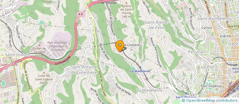localisation de l'entreprise LEANN à NICE
