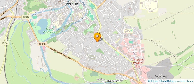 localisation de l'entreprise LEANO à VERDUN