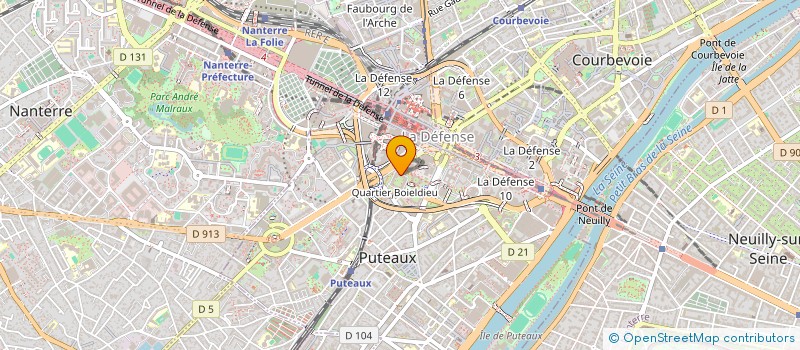 localisation de l'entreprise LEANO PARTICIPATIONS N1  PUTEAUX