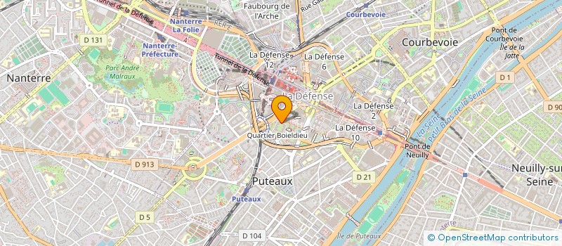 localisation de l'entreprise LEANO PARTICIPATIONS N2  PUTEAUX