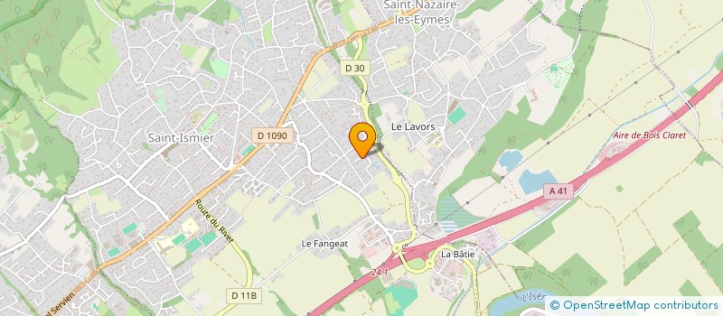 localisation de l'entreprise LEANOE à SAINT-ISMIER