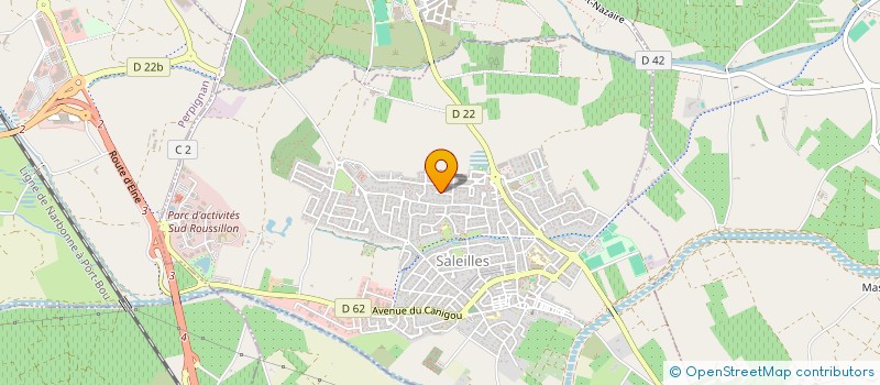 localisation de l'entreprise LEANOE  SALEILLES