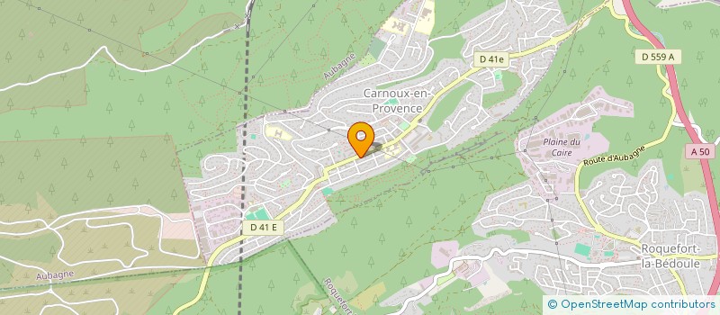 localisation de l'entreprise LEANOE  ROQUEFORT-LA-BEDOULE