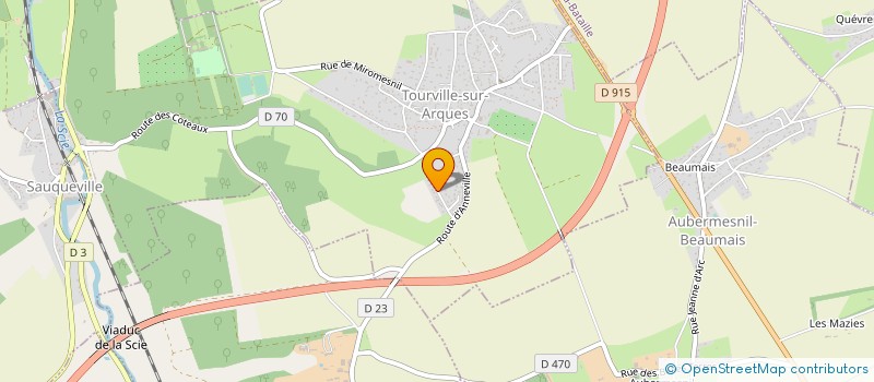 localisation de l'entreprise LEANOL  TOURVILLE-SUR-ARQUES