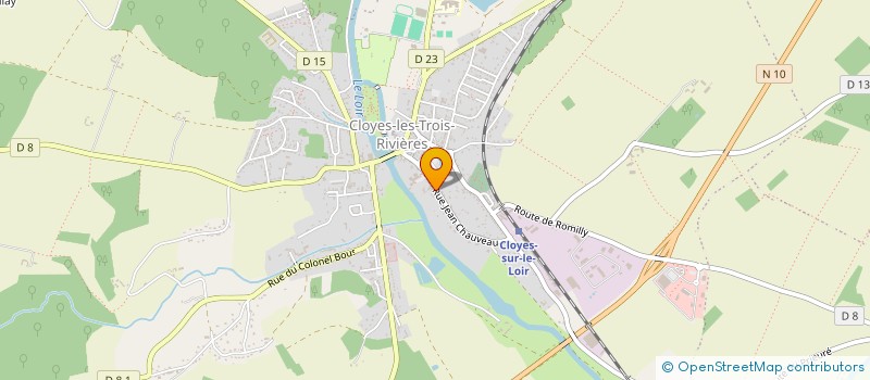 localisation de l'entreprise LEANORG à CLOYES-LES-TROIS-RIVIERES