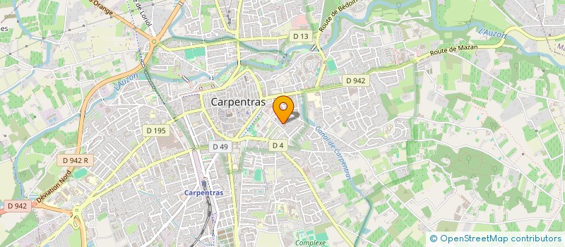 localisation de l'entreprise LEANOUCHE  CARPENTRAS