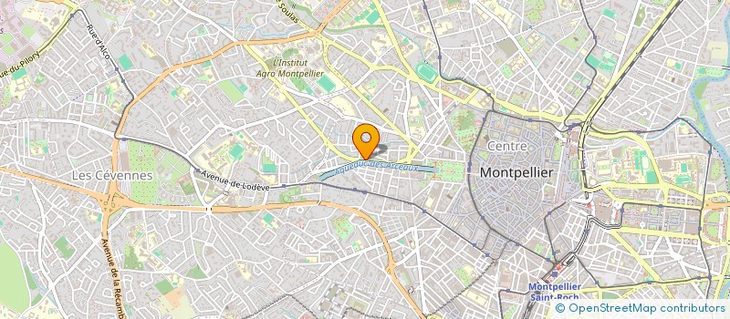 localisation de l'entreprise LEANOVA à MONTPELLIER
