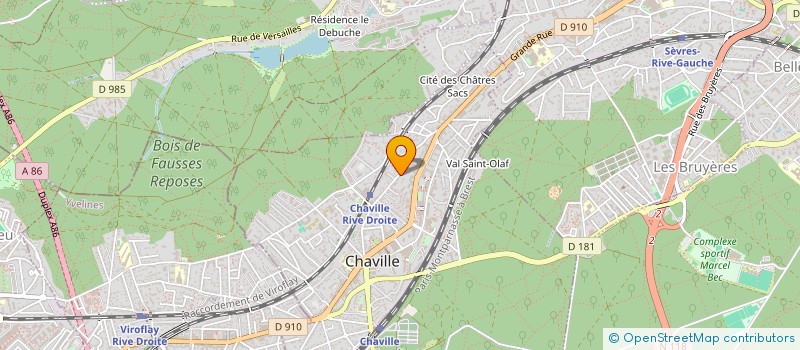 localisation de l'entreprise LEANPERF à CHAVILLE