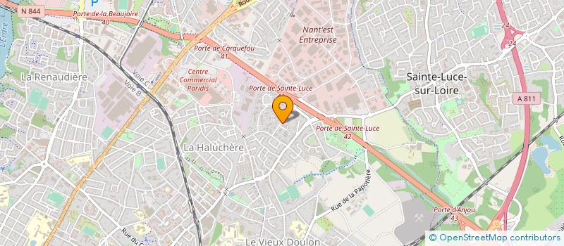 localisation de l'entreprise LEANS'UP à NANTES