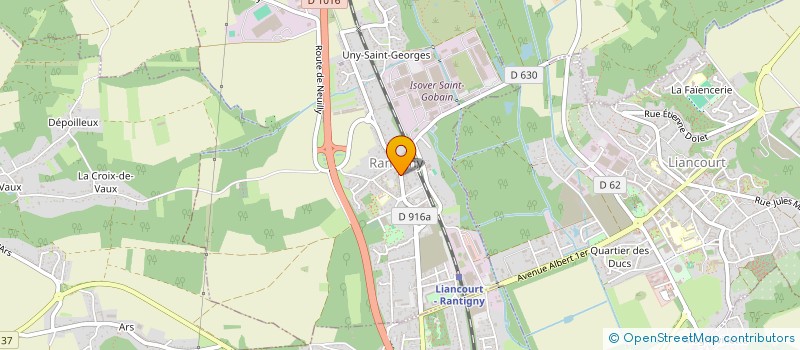 localisation de l'entreprise LEANVAL  RANTIGNY