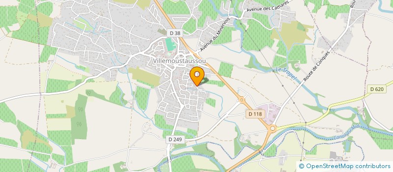 localisation de l'entreprise LEANZO à VILLEMOUSTAUSSOU
