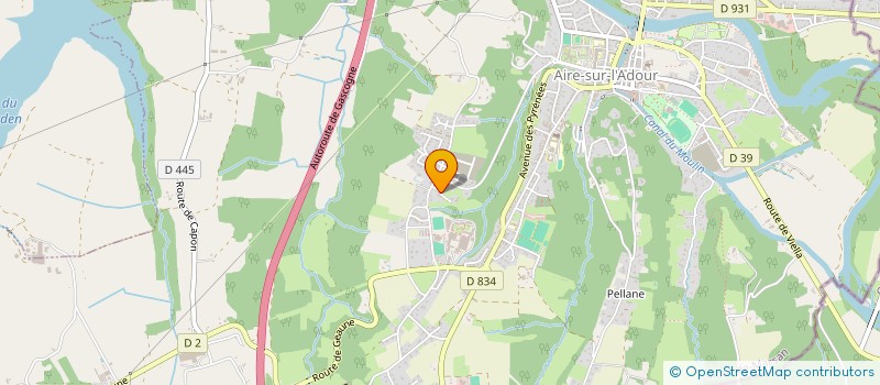 localisation de l'entreprise LEANZO  AIRE-SUR-L ADOUR