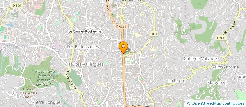 localisation de l'entreprise LEAR à LE CANNET