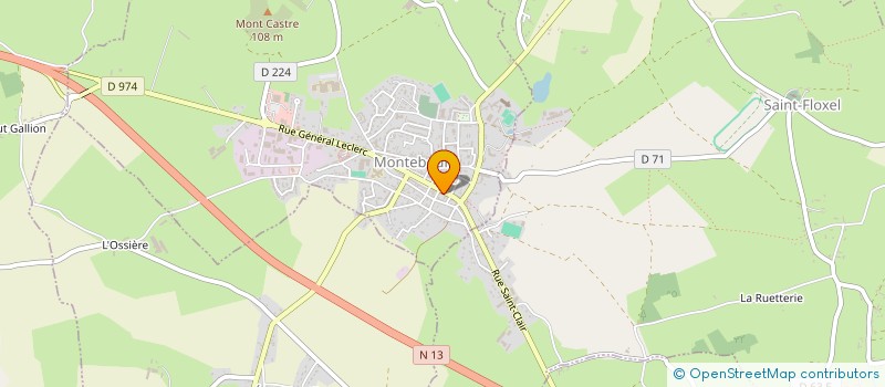 localisation de l'entreprise LEARD à MONTEBOURG