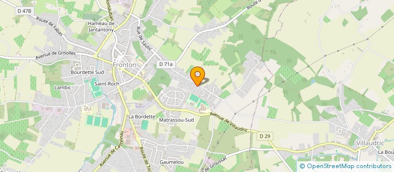 localisation de l'entreprise LEARN ACTUALLY ECOLE DE LANGUES ET D EXPRESSION  FRONTON