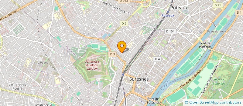 localisation de l'entreprise LEARN AND ACT à SURESNES