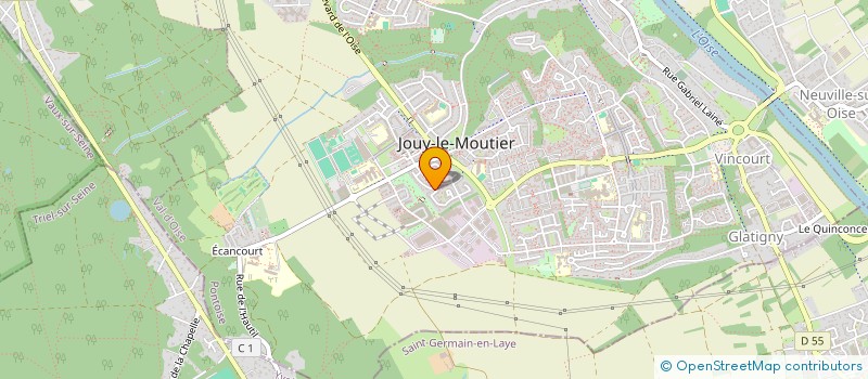 localisation de l'entreprise LEARN &DRIVE à JOUY-LE-MOUTIER